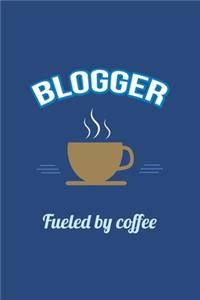 Blogger Fueled by Coffee Journal, Blank Sketch Paper
