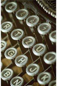 The Hacker-Proof Internet Address Password Book - Vintage Typewriter