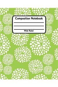 Composition Notebook Wide Ruled