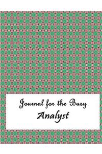 Journal for the Busy Analyst