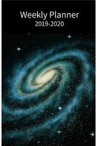 Weekly Planner 2019-2020: Cosmic
