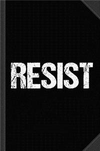 Resist Journal Notebook