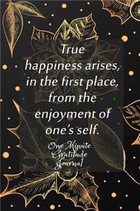 One Minute Gratitude Journal