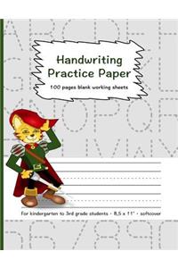 Handwriting Practice Paper