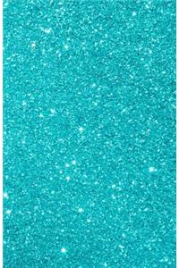 Glitter Notebook Turquoise