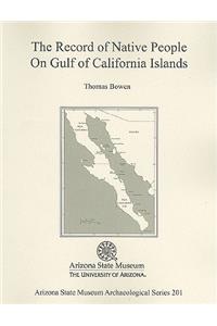 The Records of Native People On Gulf of California Islands