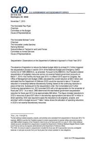 Sequestration