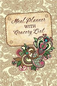Meal Planner With Grocery List