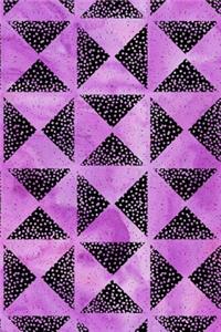 Journal Notebook Triangles With Dots Pattern 9