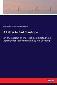 Letter to Earl Stanhope