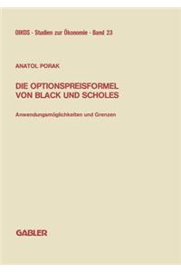 Die Optionspreisformel von Black und Scholes