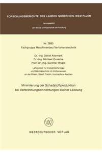 Minimierung Der Schadstoffproduktion Bei Verbrennungseinrichtungen Kleiner Leistung