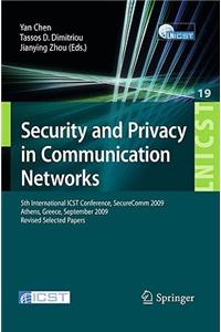 Security and Privacy in Communication Networks