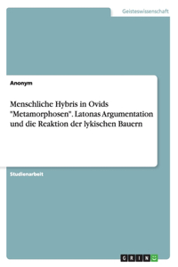 Menschliche Hybris in Ovids 