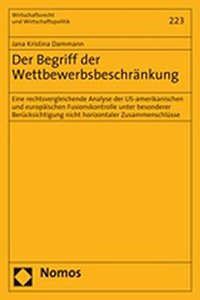 Der Begriff Der Wettbewerbsbeschrankung