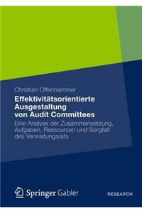 Effektivitätsorientierte Ausgestaltung Von Audit Committees