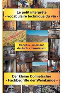 Le petit interprète - vocabulaire technique du vin