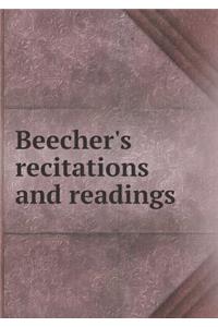 Beecher's Recitations and Readings