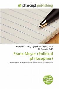 Frank Meyer (Political Philosopher)