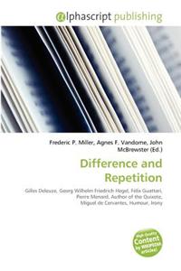 Difference and Repetition