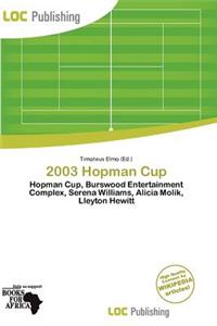 2003 Hopman Cup