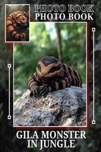 Gila Monster in Jungle Photo Book