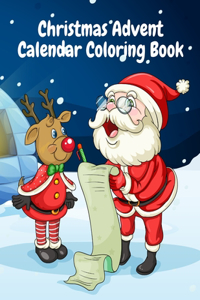 Christmas Advent Calendar Coloring Book