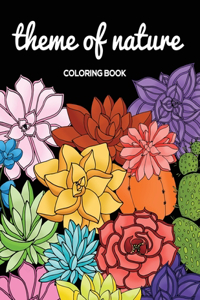 Theme Of Nature Colouring Book