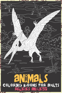 Coloring Books for Adults Relieves Anxiety - Animals