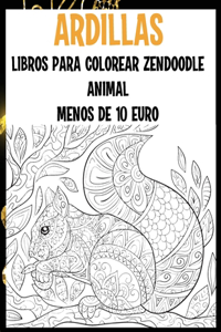 Libros para colorear Zendoodle - Menos de 10 euro - Animal - Ardillas