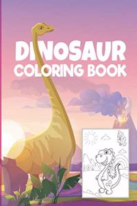 Dinosaur coloring book