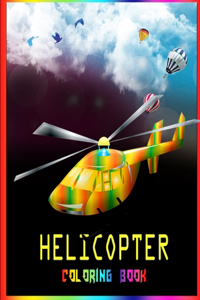 Helicopter coloring book
