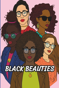 Black Beauties Coloring Book