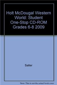 Holt McDougal Western World: Student One-Stop CD-ROM Grades 6-8 2009