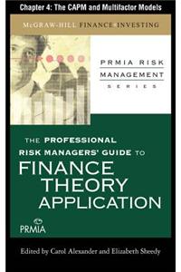 Guide to Finance Theory and Application: The Capm and Multifactor Models
