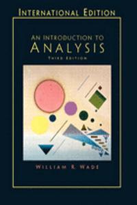 Introduction to Analysis