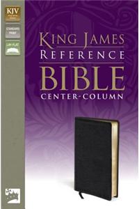 KJV, Reference Bible, Bonded Leather, Black, Red Letter Edition