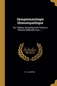 Symptomatologie Homoeopathique