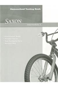 Saxon Math Intermediate 3