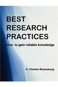 Best Research Practices