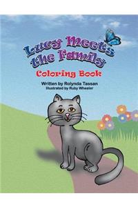 Lucy Meets the Family Coloring Book