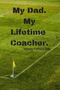 Fathers Day Blank Journal Notebook