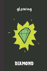 glowing diamond