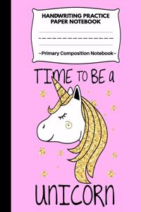 Handwriting Practice Paper Notebook Primary Composition Notebook