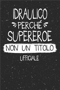 Idraulico Perché Supereroe Non Un Titolo Ufficiale