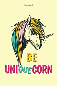 Be Uniquecorn Notizbuch
