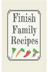 Finish family recipes