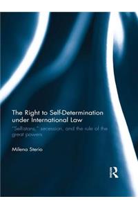 The Right to Self-determination Under International Law