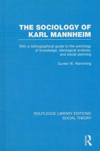 Sociology of Karl Mannheim