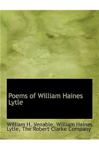 Poems of William Haines Lytle